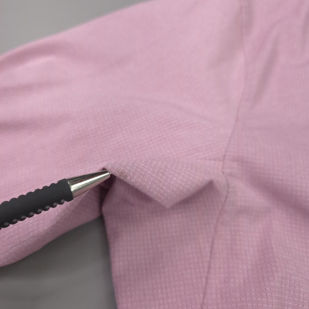 Lululemon Shirt Mens XXL Pink Check Long Sleeve Button Up New Venture Casual - Picture 7 of 14